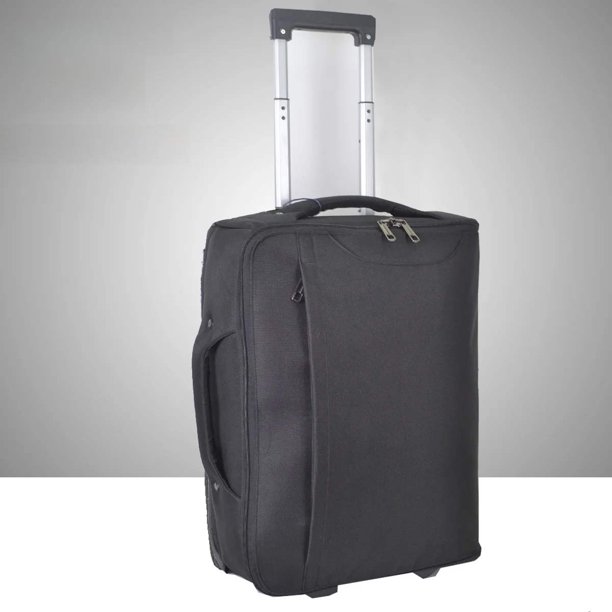 ultra-light-foldable-20-inch-business-travel-pull-rod-bag-single-wheel-luggage-bag-oxford-cloth-material-carry-on-suitcase