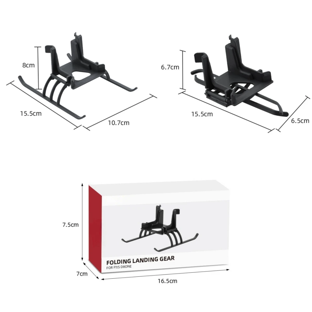 Składany zestaw do lądowania dla SJRC F11 F11S F11Pro F11GIM F11GIM2 DE22 DE22Pro F24 F24Pro F35 RC drone, F11 UAV części zamienne