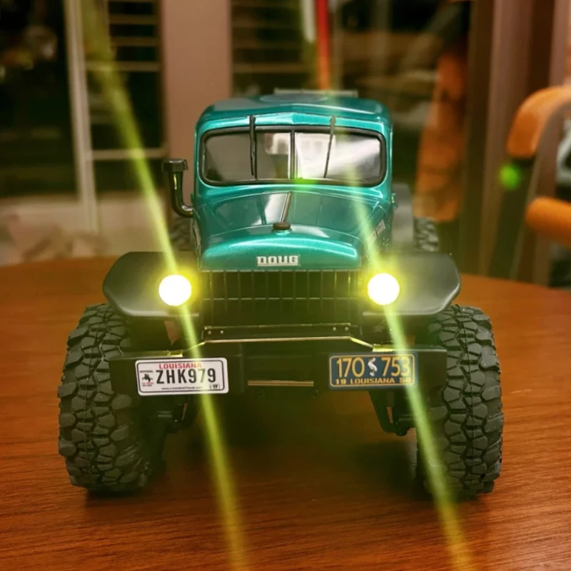 FMS RC 4WD Off-Road Crawler Brushless Motor FCX24 Power Wagon Metal Green Limited Edition Outdoor Climbing Remote Control Truck