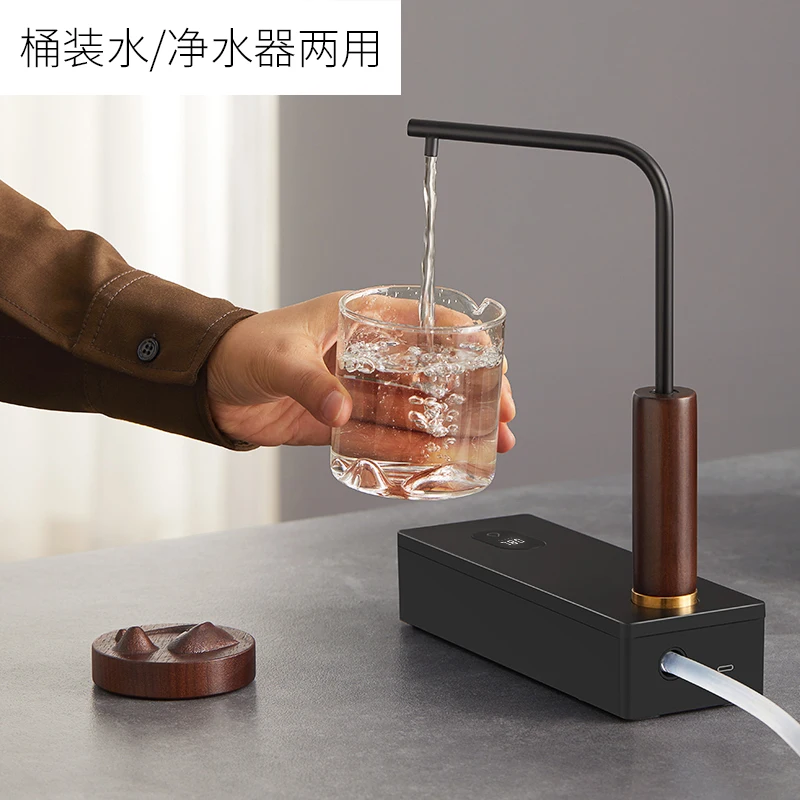 

Huaxunshi electric bottled water pump, rechargeable type household tea table, pure water water dispenser, high-end water