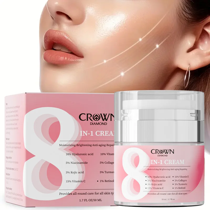 

Moisturizing 8 in 1 Niacinamide Cream Reduce Melasma and Dark Spots with Kojic Acid and Vitamin E Kojic Acid Whitening Cream