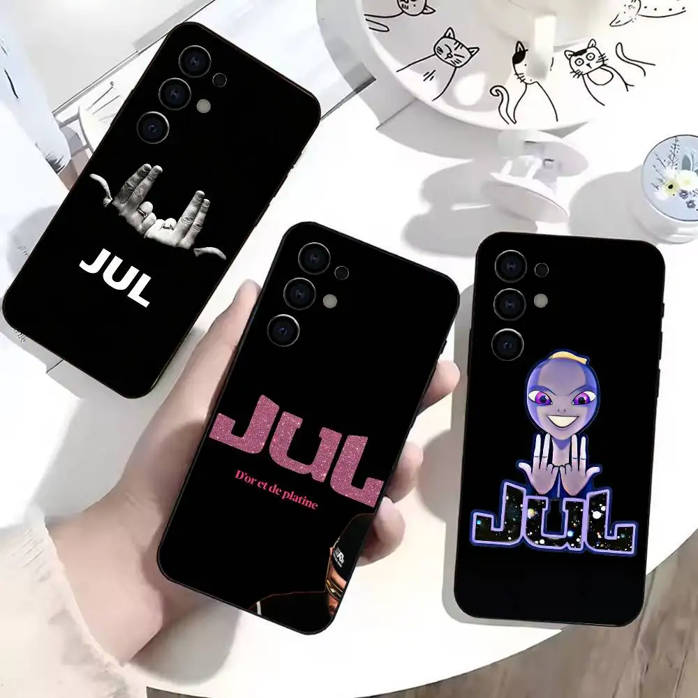 J-Jul R-Rap Icon  Phone Case For Samsung Black Soft  S25,S24,S22,S21,S23,S30,Ultra,S20,Plus