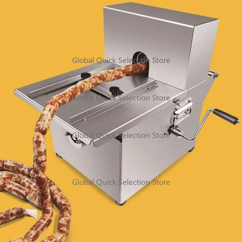 Easy Operation Stainless Steel Sausage Linker Linking Machine Sausage Tying Machin