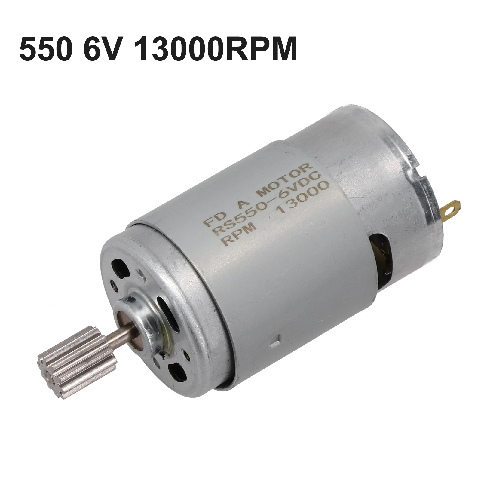 Moteur Électrique RS550 avec Boîte de Vitesse, 12V 30000 tr/min, Pièces de Rechange pour Voiture Électrique Enfants, Chariot Jouet