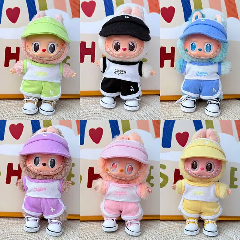 

2025 for v1v2 labubu Clothes Labubu basketball Clothes baseball uniform Cute Doll Decoration Doll Clothes