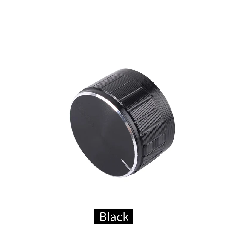 UNISIAN 앰프용 블랙 전위차계 손잡이, 매화 6M 알루미늄 톤 손잡이 캡, 30mm X 17mm