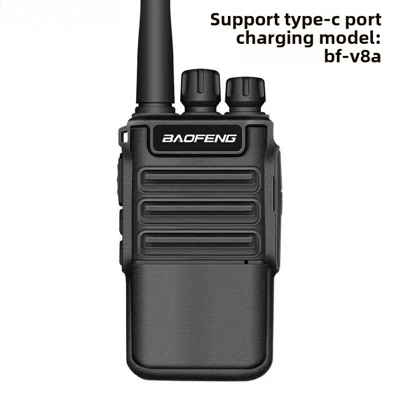 

Durable Car Walkie-talkie BF-V8A Outdoor High-power Mini Handheld Long Standby Type-c Charging