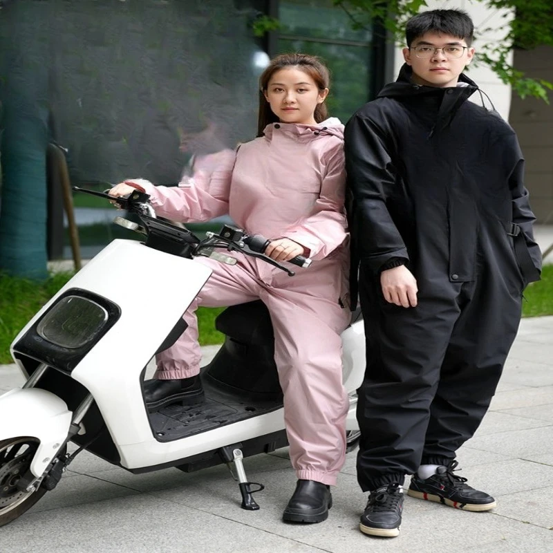 

Electric motorcycle one-piece raincoat male long full body rainstorm protection No. 9 female cycling poncho