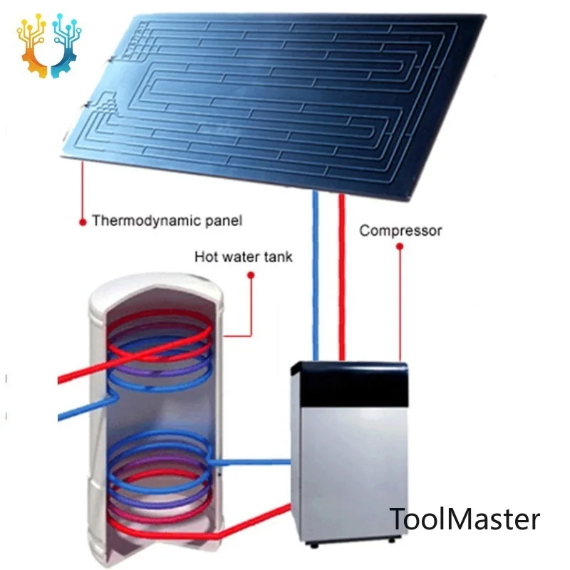 

【2026】 Thermodynamic Solar Heat Pump Electric Water Heater Stainless Steel Tank Tankless 100-500L Capacity For Household Hotel U
