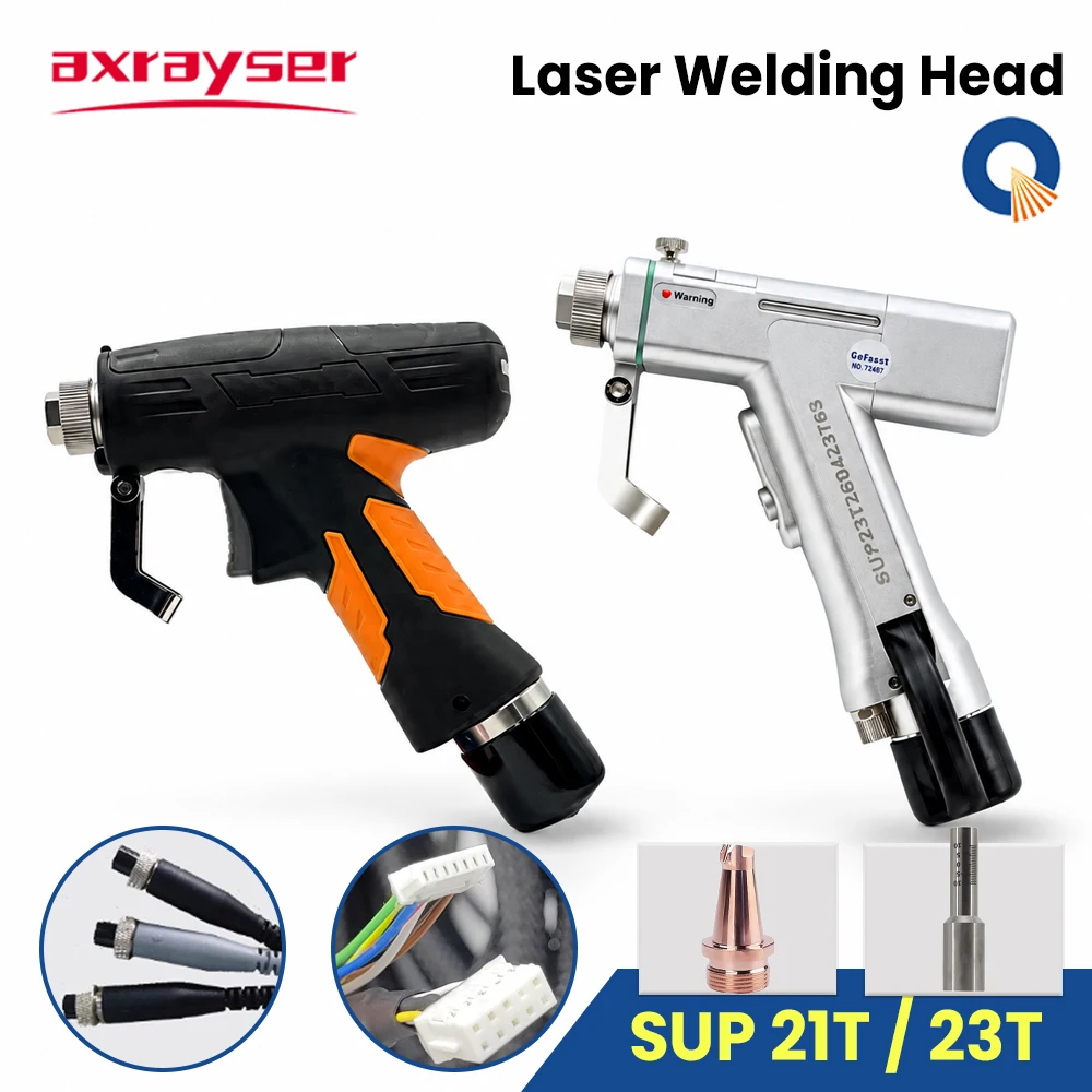 CQWY SUP23T Laser Welding Head 3kw SUP21t 4 in 1 Handheld Fiber Laser Head for 0-3000w Laser Welding Machine