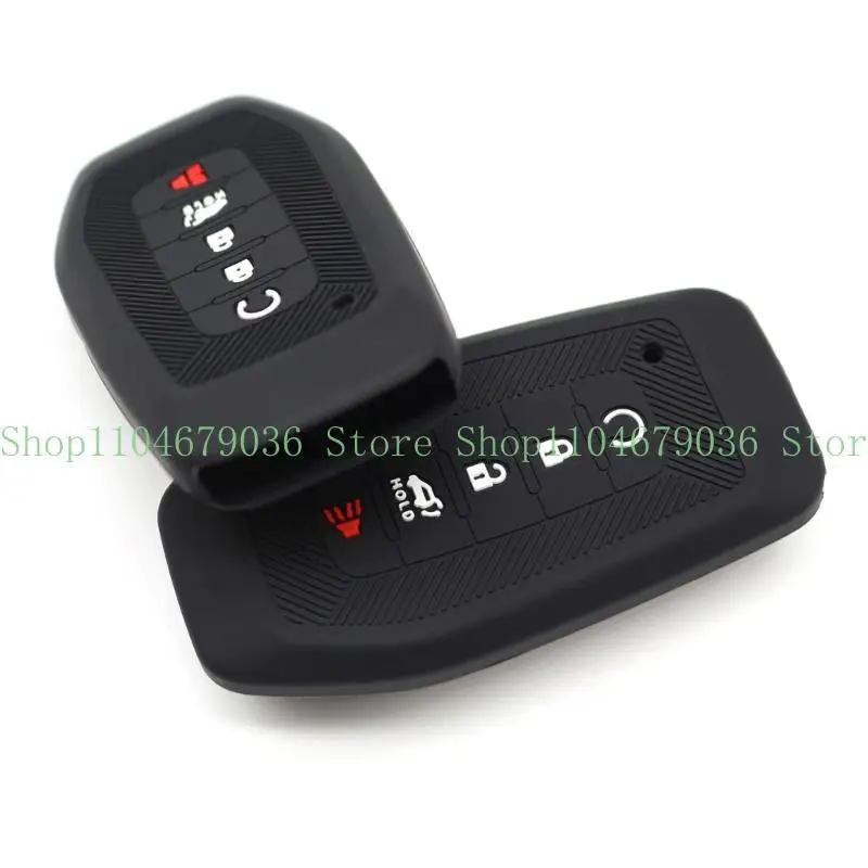 652F Premium Silicone Protective Case For 5 Button Car Soft Anti Slip Durably Cover