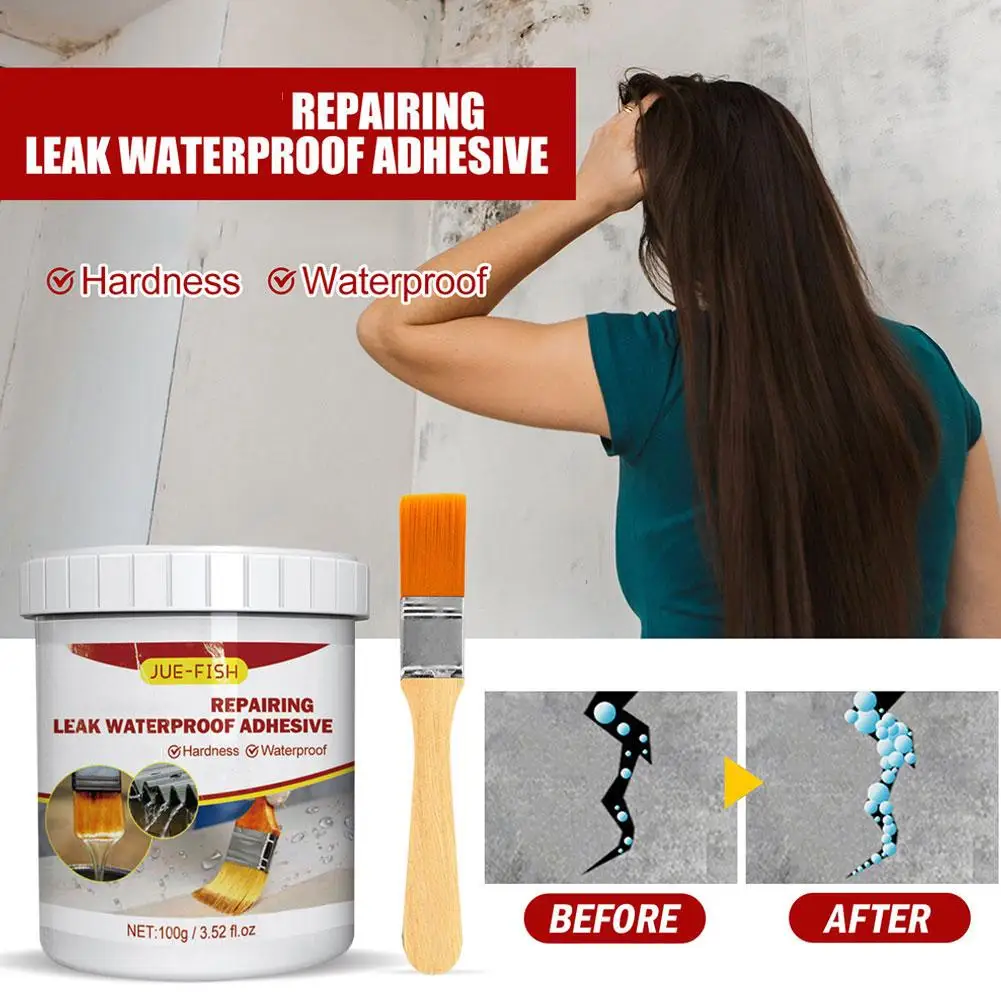  Waterproof Glue Leak-proof Paint Leak-proofing Waterproofing Bathroom Floor Agent Penetrating U9B8