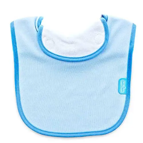 Blue color combed apron