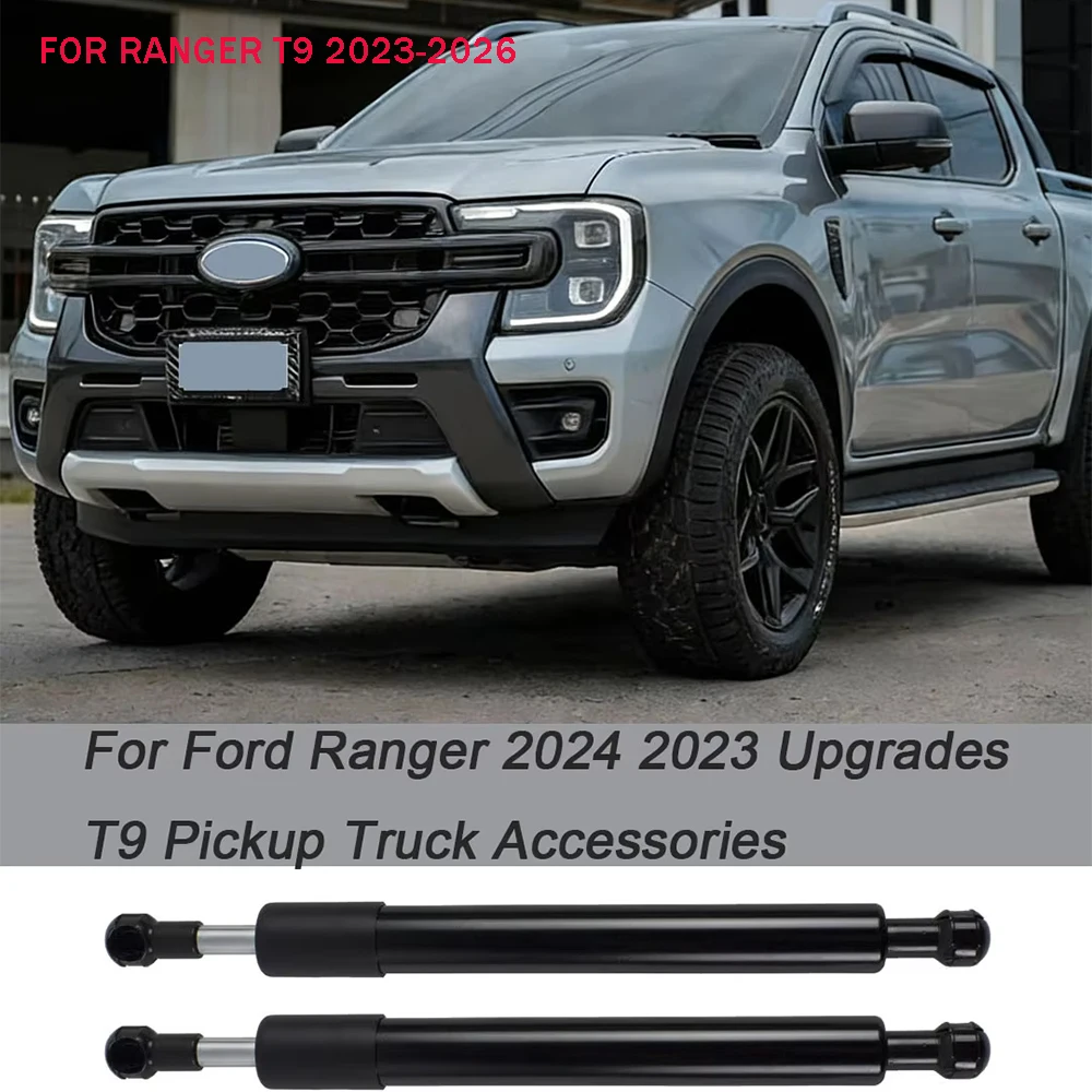 Image of Für Ford Ranger T9 Next Gen 2023 2024 2025 2026 Raptor Wildtrak Heckklappen-Assistenzdämpfer Gasdruckfeder Amortecedor Tampa Traseira Kit