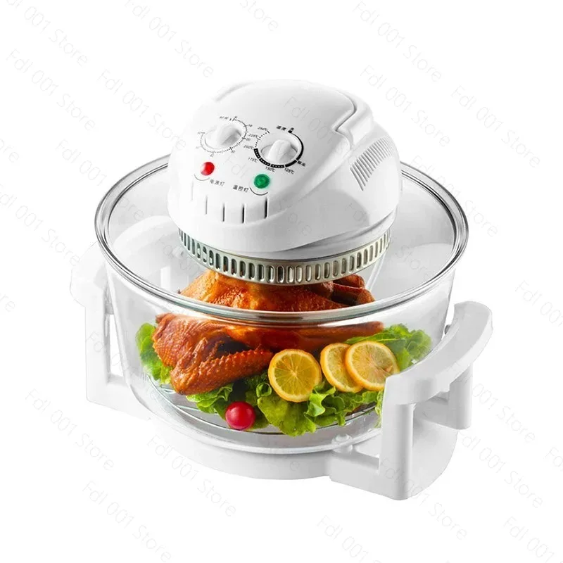 Household 12-liter large-capacity glass  light wave electric oven baking chips sweet potato baking fryer