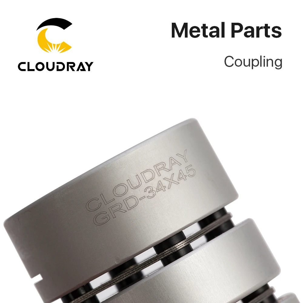 Cloudray GRD-34X45 Double Diaphragm Coupling Inner diameter 12mm Mechanical Components for Engraving Cutting Machine