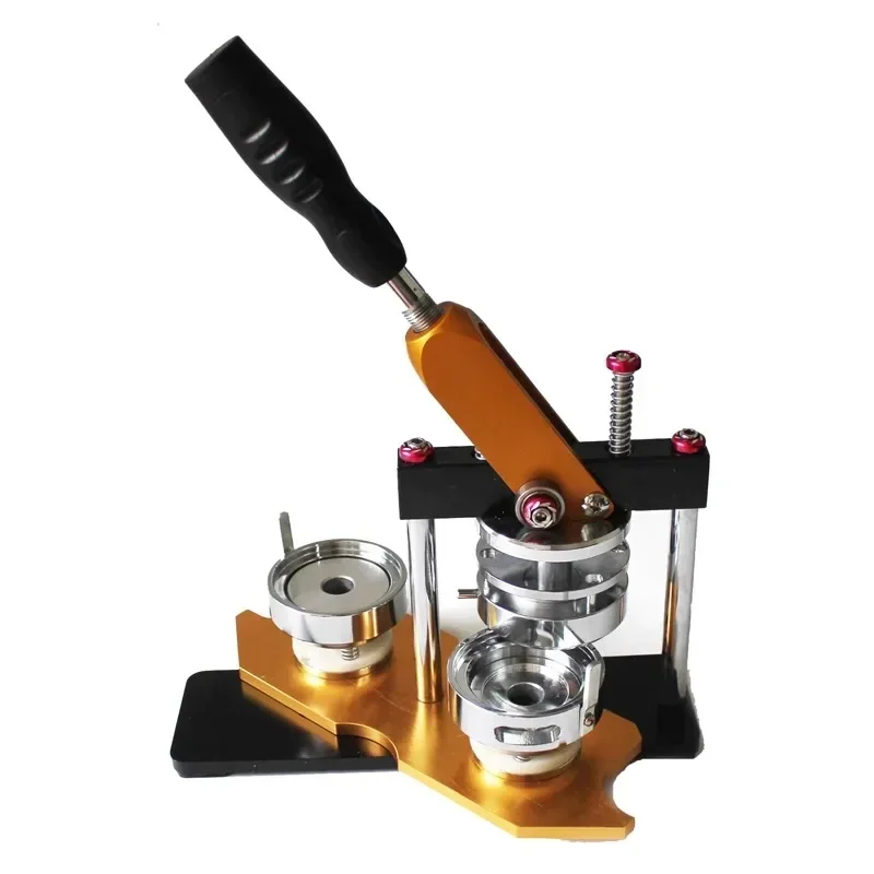 

220v Electric Gold Rotary Badge Machine Badge Pressing Machine Made