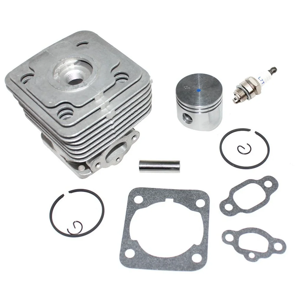 

40mm Cylinder Piston Kit For Oleo-Mac 741 BC420 BCF420 Sparta 42 44 420 440 441 4400 OM43 EFCO 8410 DSF4200 EF4300 Stark 37 38 4