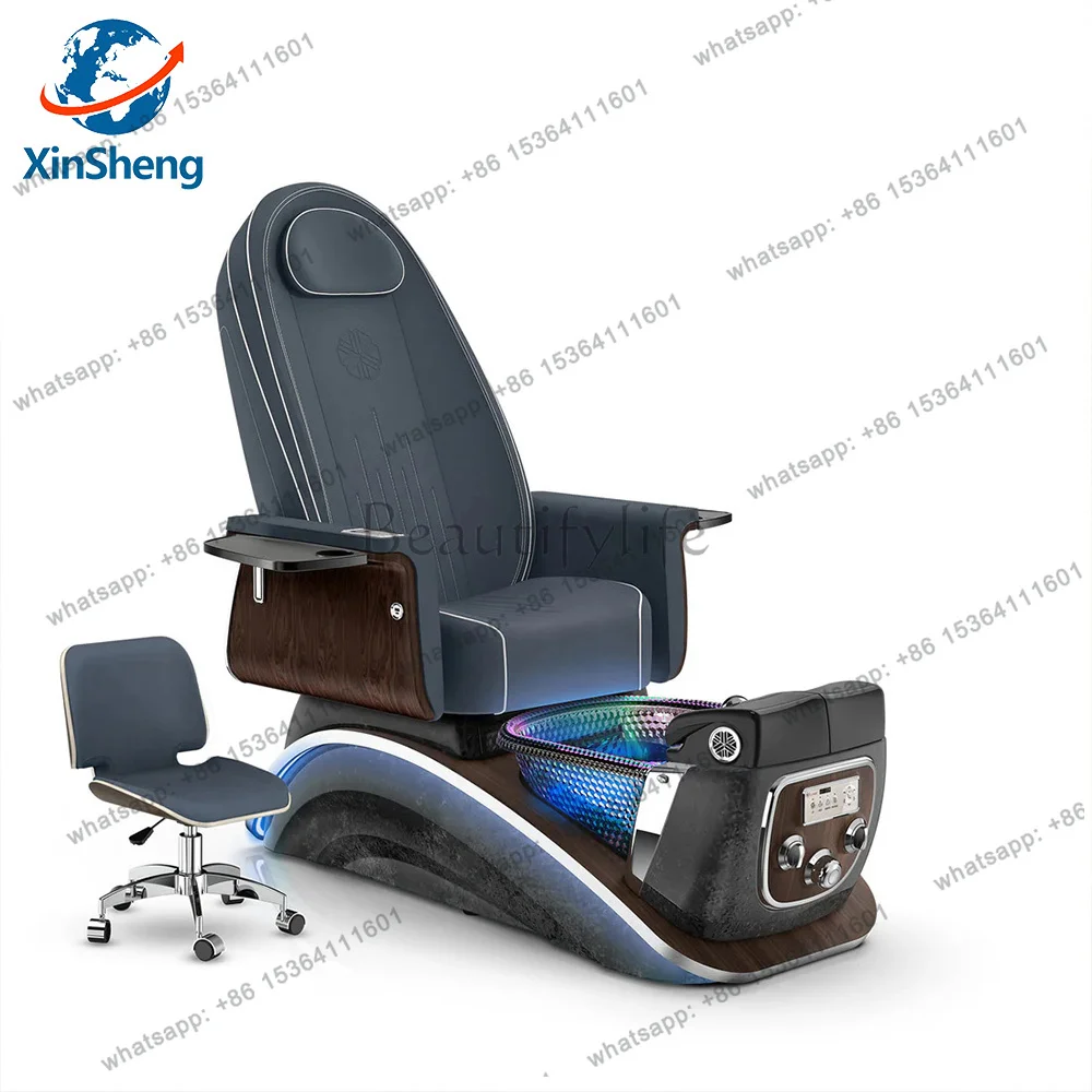 Beauty Manicure Nail Sofa Foot Bath Chair Pedicure Chairs with Electric Back Massage Salon SPA Foot Massage Furniture