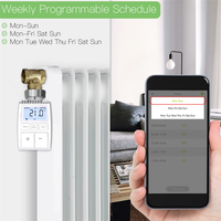 【Newly-Sale!】Temperature Controller Smart Thermostat Tuya Zigbee Radiator Actuator Valve Internal Sensor TRV Voice Control