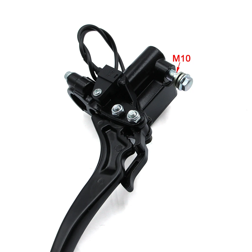 Motorcycle Front Brake Pump Master Cylinder Hydraulic Lever With Parking Lock For Electric ATV Buggy Quad Go Kart Tricycle Parts - view 4