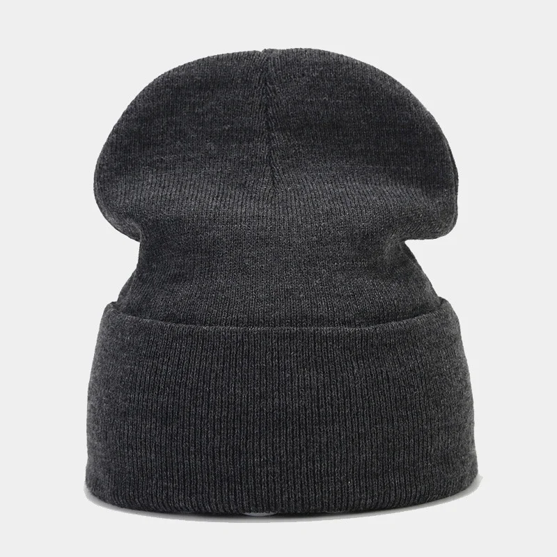 

Men Women Autumn Knitted Beanie Hat Cap Winter Warm Soft Cotton Ski Caps Skull Knit Cap Mens Hats Caps Man