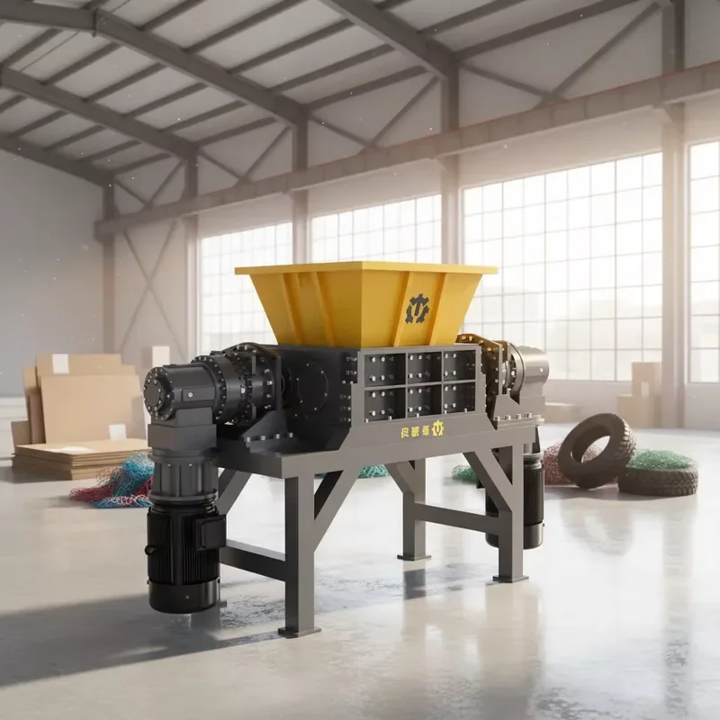 Recycling Machine 2026 Industrial Double Shaft Shredder High Output for Plastic & Rubber