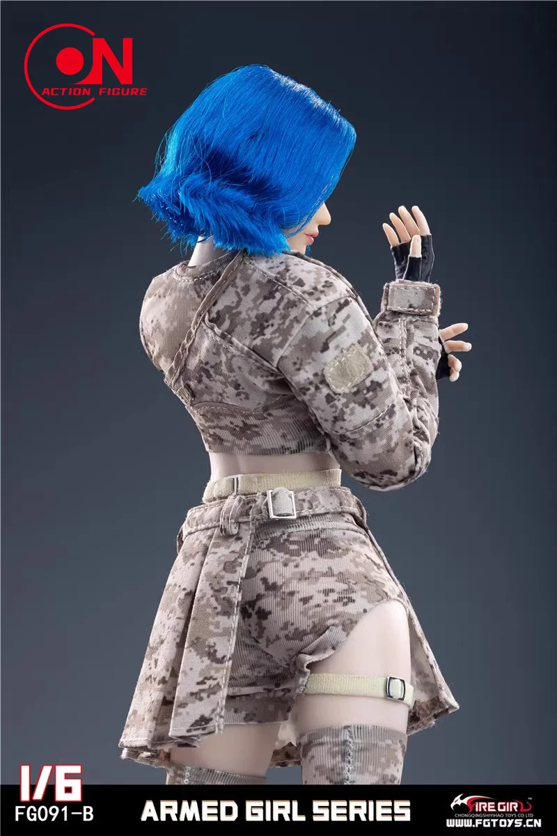 Fire Girl Speelgoed FG091 1/6 Gewapend Meisje Kostuum Camouflage Combat Pak Kleding Model Past 12 ''TBL S10D Vrouwelijke action Figure Body