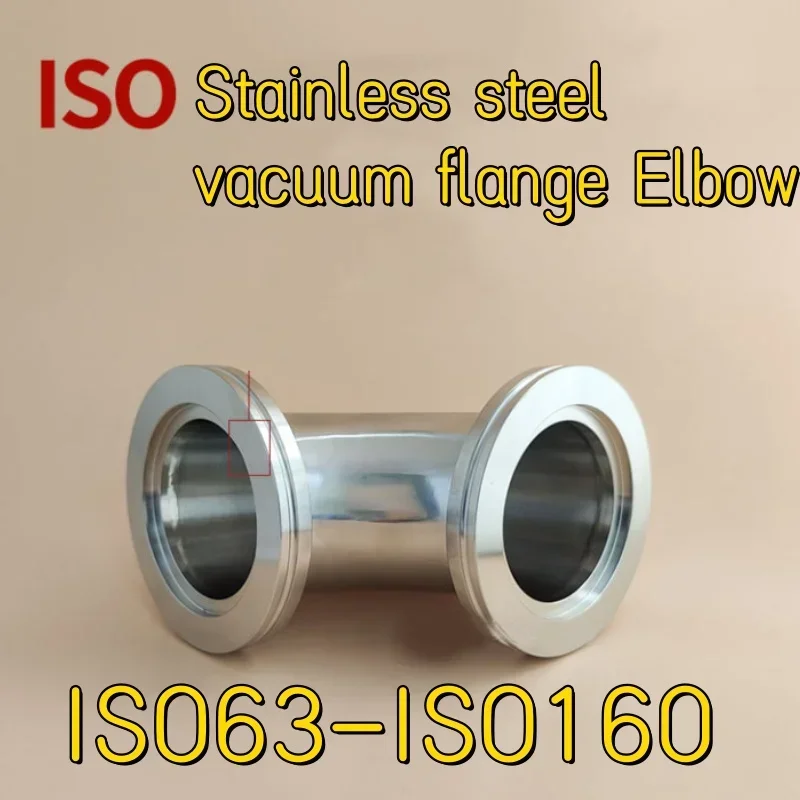 

ISO63, ISO80, ISO100, ISO160 ISO elbow vacuum elbow pipe, flange bend pipe joint, L-shaped elbow, 304 stainless steel