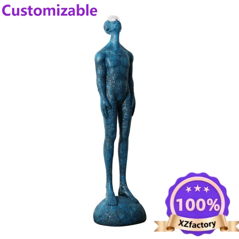 Factory Direct 2026 Modern abstract art figures floor-to-ceiling sculpture large ornament Hotel shopping mall model room sales o