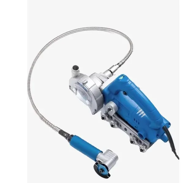 Flexible Shaft Tile Grout Cleaner for Angle Grinder, Dual-Direction Operation with Polisher Adapter
