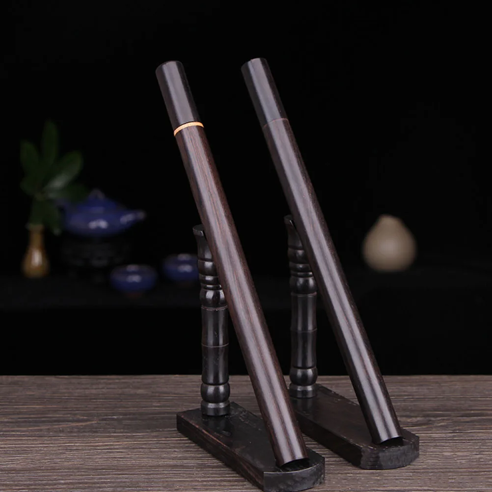 

Flute Display Wooden Clarinet Rack Desktop Clarinet Rack Instrument Holder Wind Shelves Storage Practical Durability