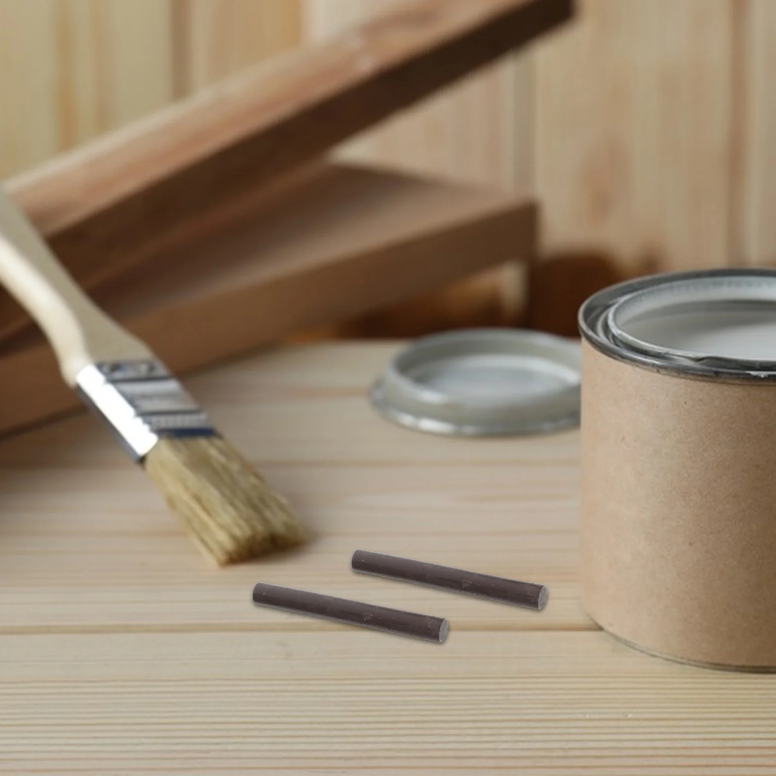 

2Pcs Wood Wax Filler Sticks Easy Repair Scratches Cracks on Floors Doors Tables Cabinets Scratch Repair Crayons