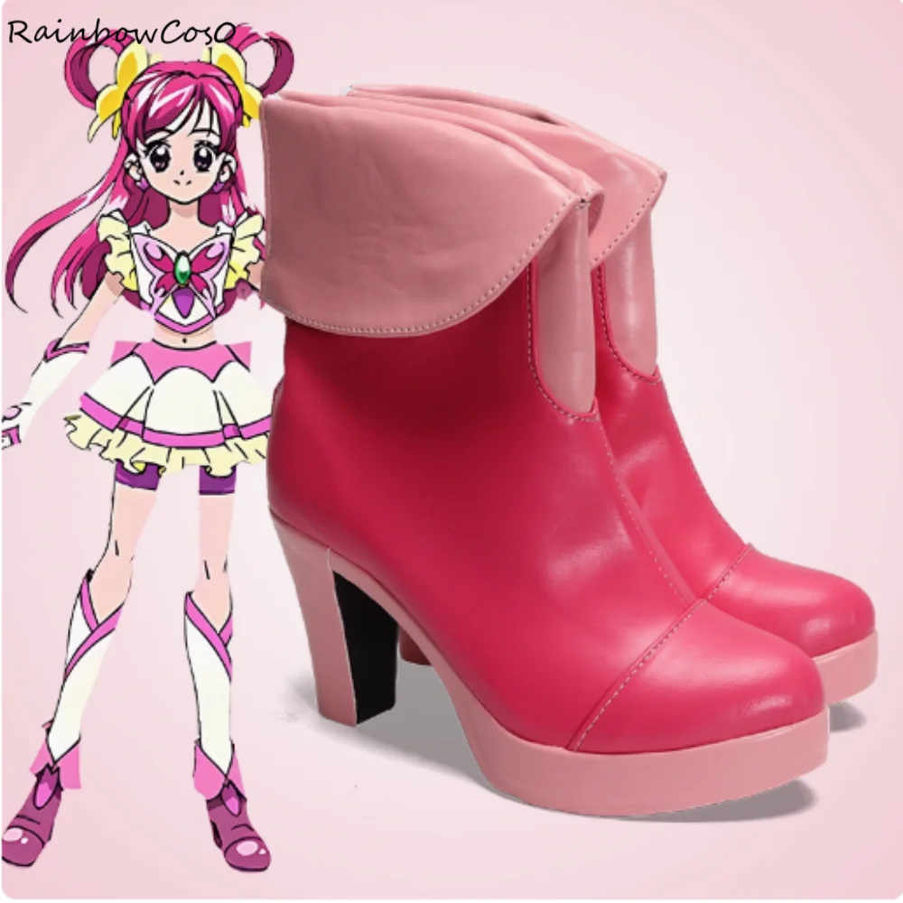 

Yumehara Nozomi Cure Dream Yes! Pretty Cure 5, обувь для косплея Pretty Cure, ботинки, игра в стиле аниме, Хэллоуин, RainbowCos0 W4480