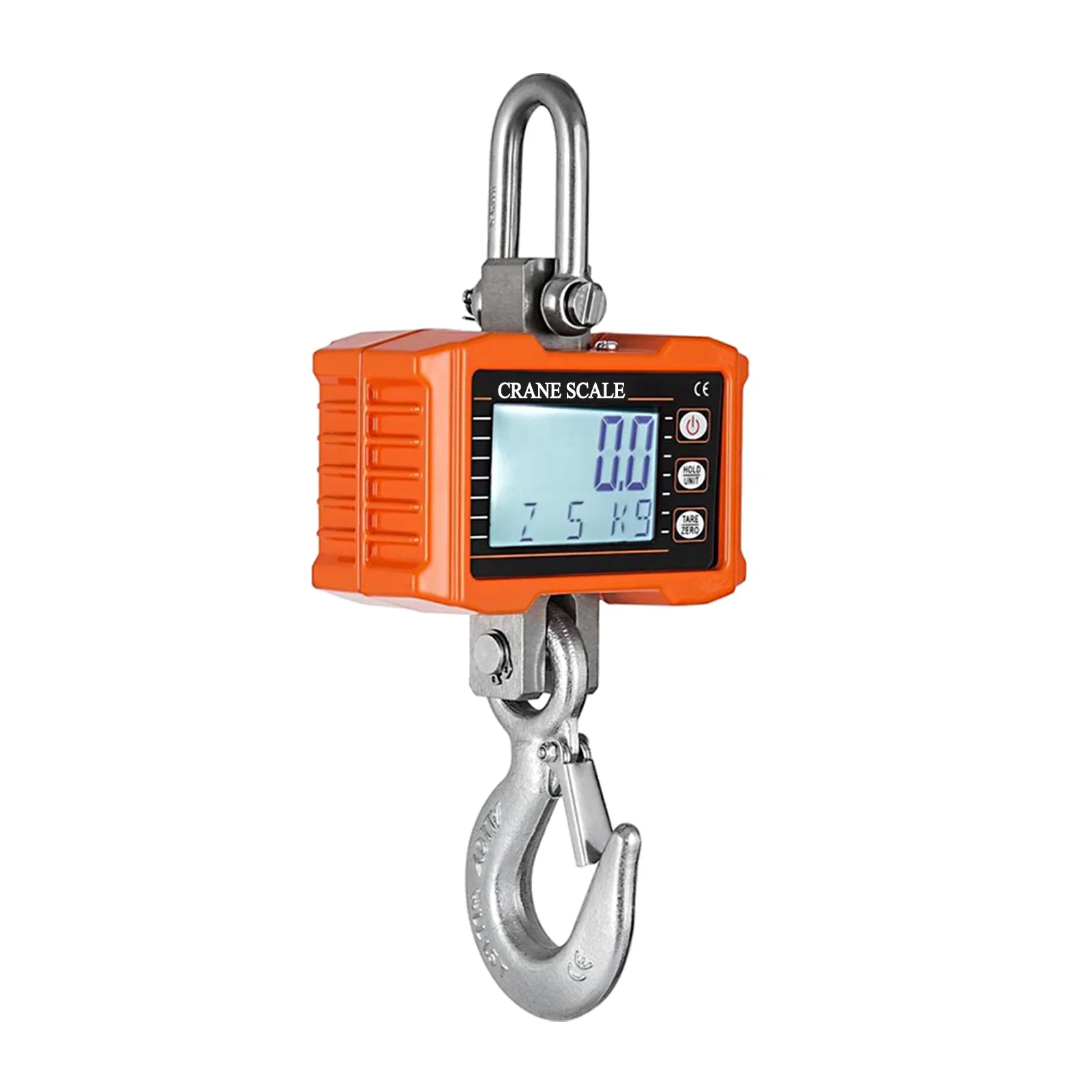 

Hanging Scale,Electronic Scale 1000kg/ 2204lbs Heavy Duty Crane Scale LCD Backlight Industrial Hook Scales Unit Change/Data Hold