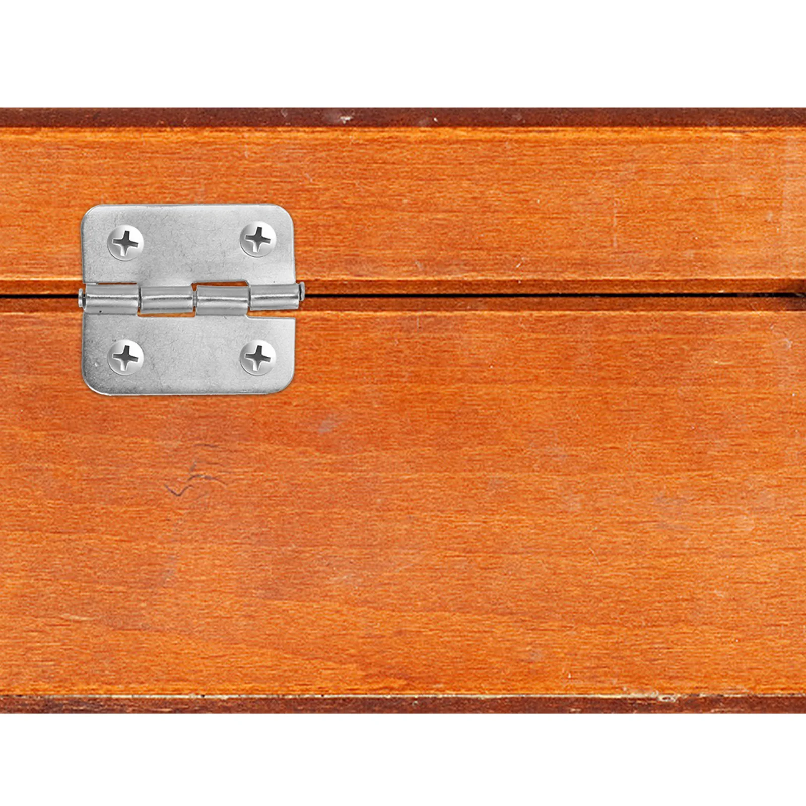 

Silver Iron Hinge Mini Hinges Home Accessories Vintage Door Closer Retro Butt Replacement Screws