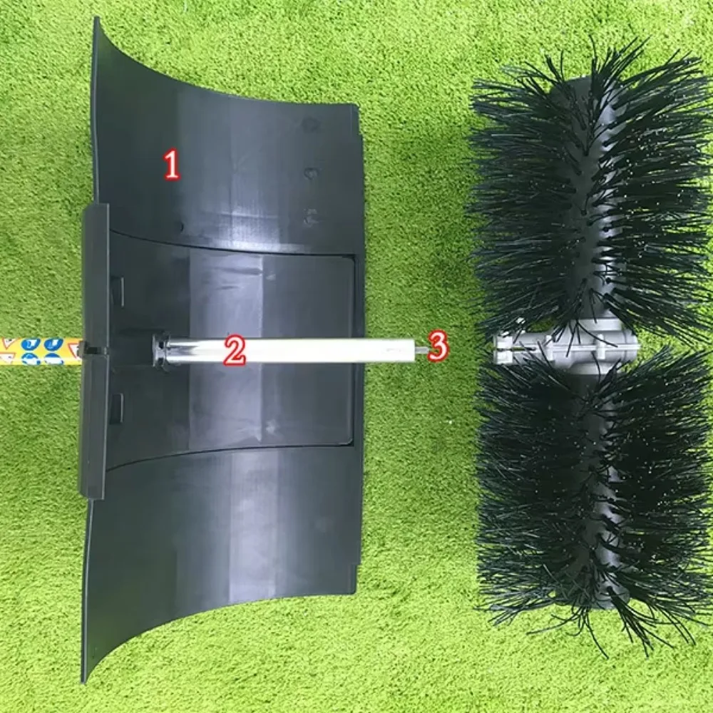 

42.7Cc two-stroke engine artificial turf grass brush cleaning brush hand push sweeper