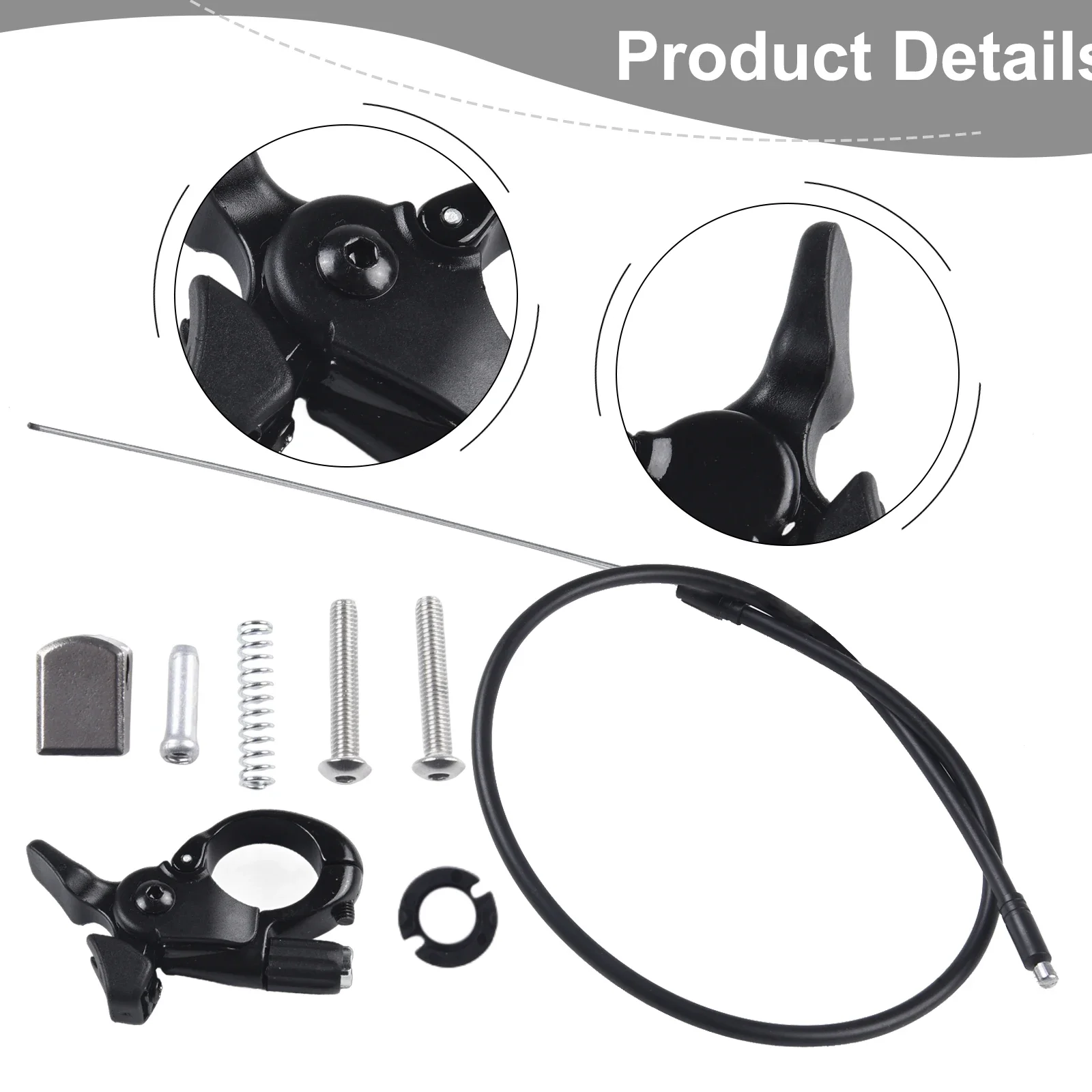 

Bike Bicycle Air Fork Remote Lock Switch Kit for Suntour Suspension Forks Quick and Easy Suspension Adjustment