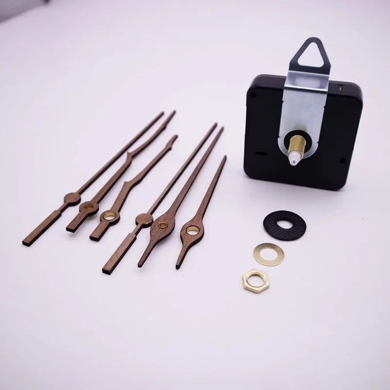 Scan Silent Mechanism DIY Creative Wall Clock Wood Pointer Home Decoration Wall Clocks Hands Living Room Spare Clock Movement