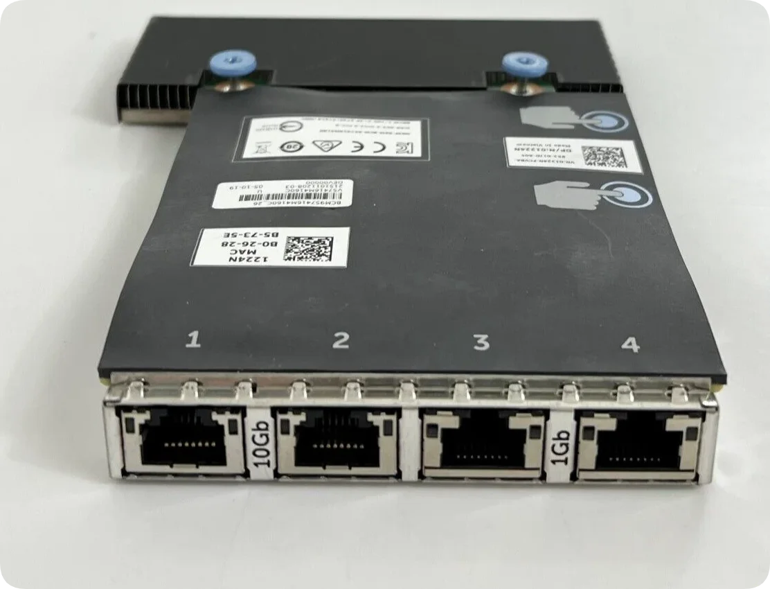 1224N FOR Dell Broadcom 57416 2x 10Gb RJ45 2x 1Gb RJ45 Daughter Card