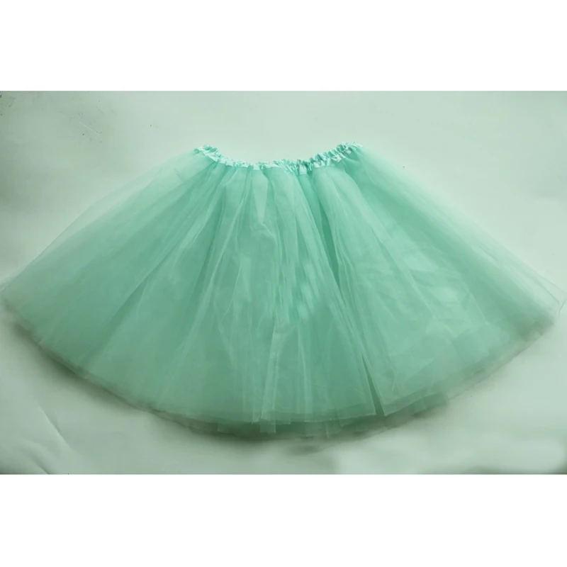 Muti Colors Tutu Skirt For Women Elastic Ballet Dancewear Tutus Mini Skirt Fairy Yellow Tulle Skirt Mother Daughter