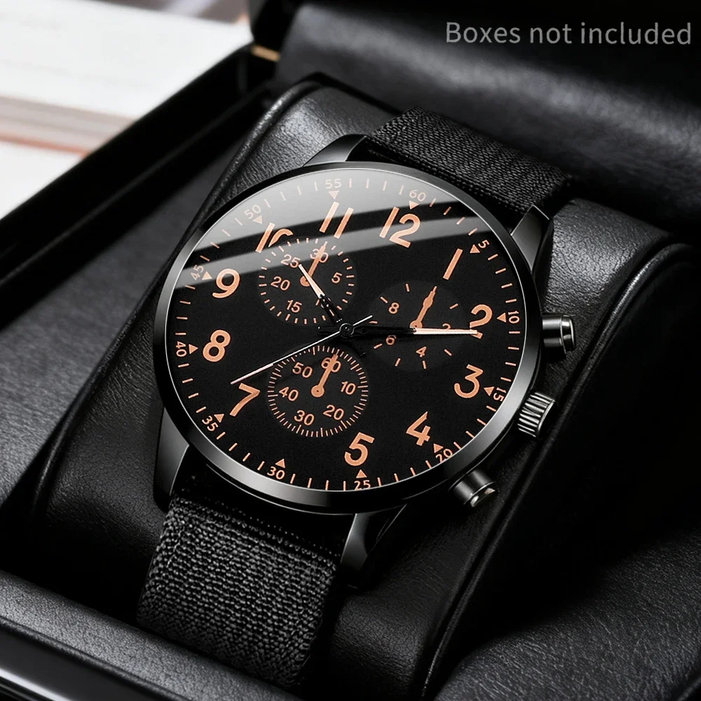 1pc Men's New Watch, Handsome Strap, Fashionable Dial, Suitable for Daily Dressing and Holiday Gifts