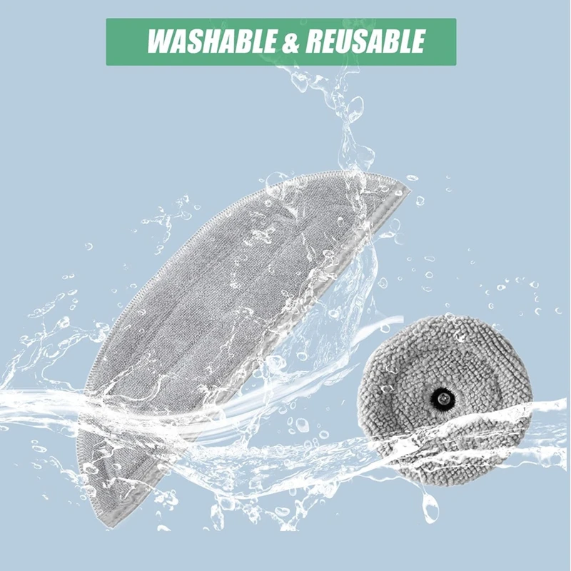 12 Stück Ersatz reinigungs tuch für Roborock S8 MaxV Ultra,S8 Max Ultra Roboter Staubsauger, Reinigungs tuch Zubehör