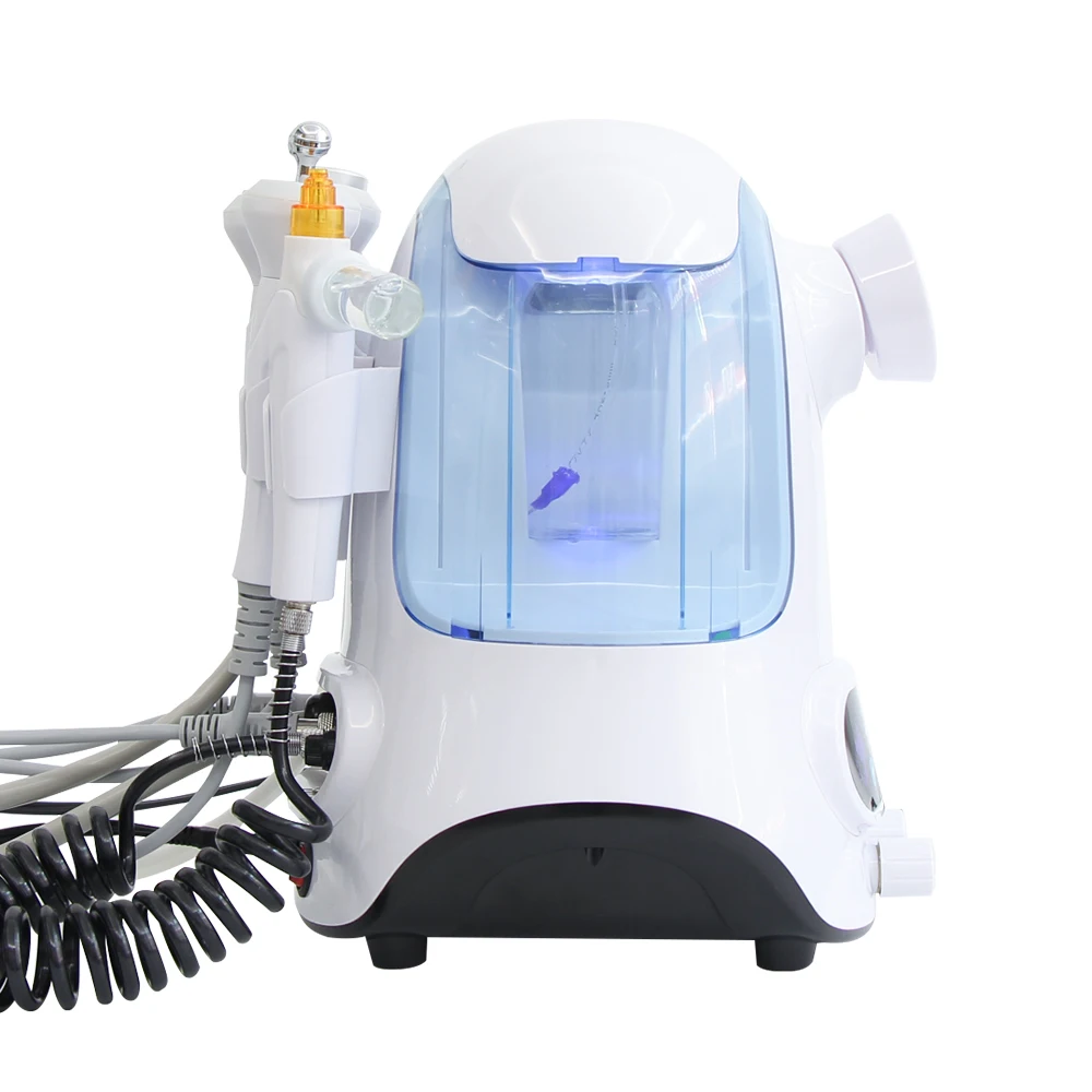 6 In 1 Hydrogen Oxygen Hydro Dermabrasion Machine Steam Deep Facial Cleaning Skin Care Beauty  Facial Spa Device