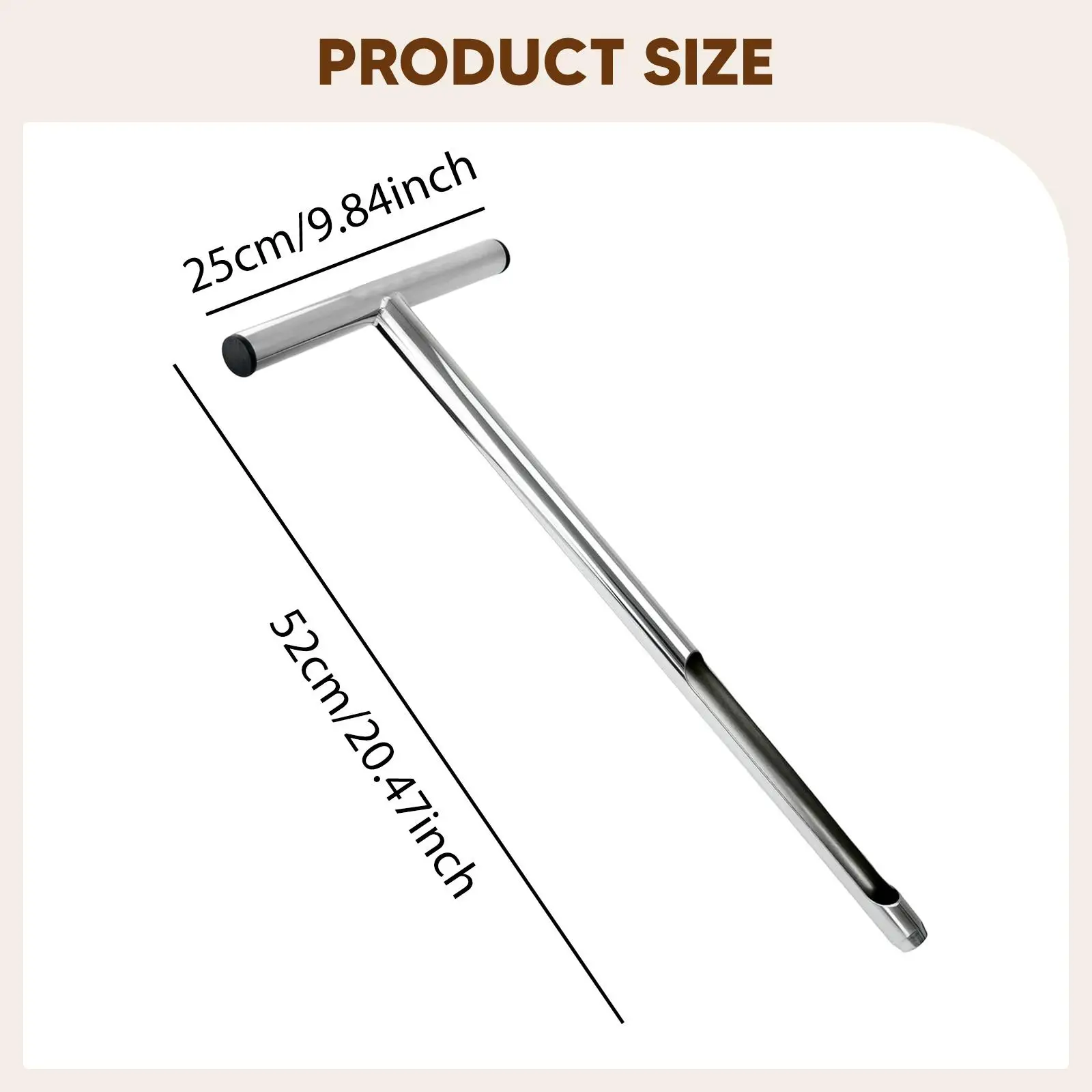 

High Performance Soil Sampling Probe Ergonomic Handle Manual Sampler for Garden Golf Course