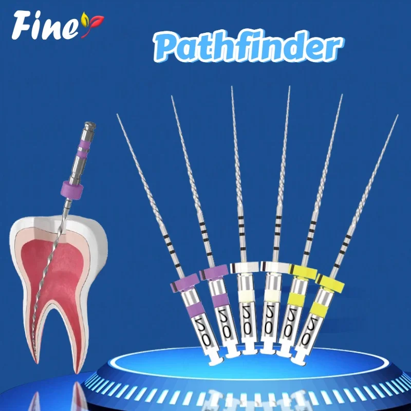 

Стоматологические эндодонтические файлы Finer, 6 шт., термоактивные, ротационные, 21/25 мм, для корневых каналов, стоматологические инструменты