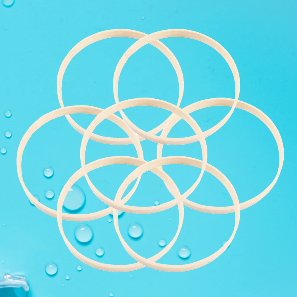 

20pcs Dream Catcher Bamboo Rings 20Cm Smooth Durable Hoops For Diy Embroidery Supplies Home Wedding Decoration Craft Hoop Circle