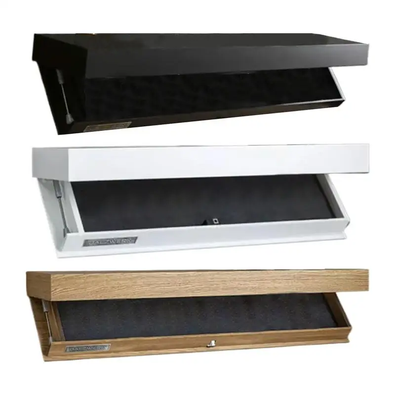 Concealment Shelf 48x28x8cm Wall Mounted Wooden Shelf With Secret Compartment Hidded Furniture Floating Storage Rack