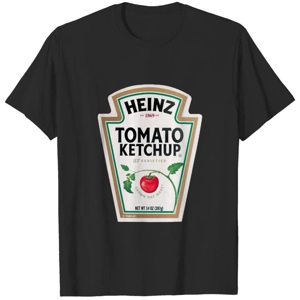 Heinz Tomato Ketchup Halloween Costume T Shirt  High Quality Oversized Tee