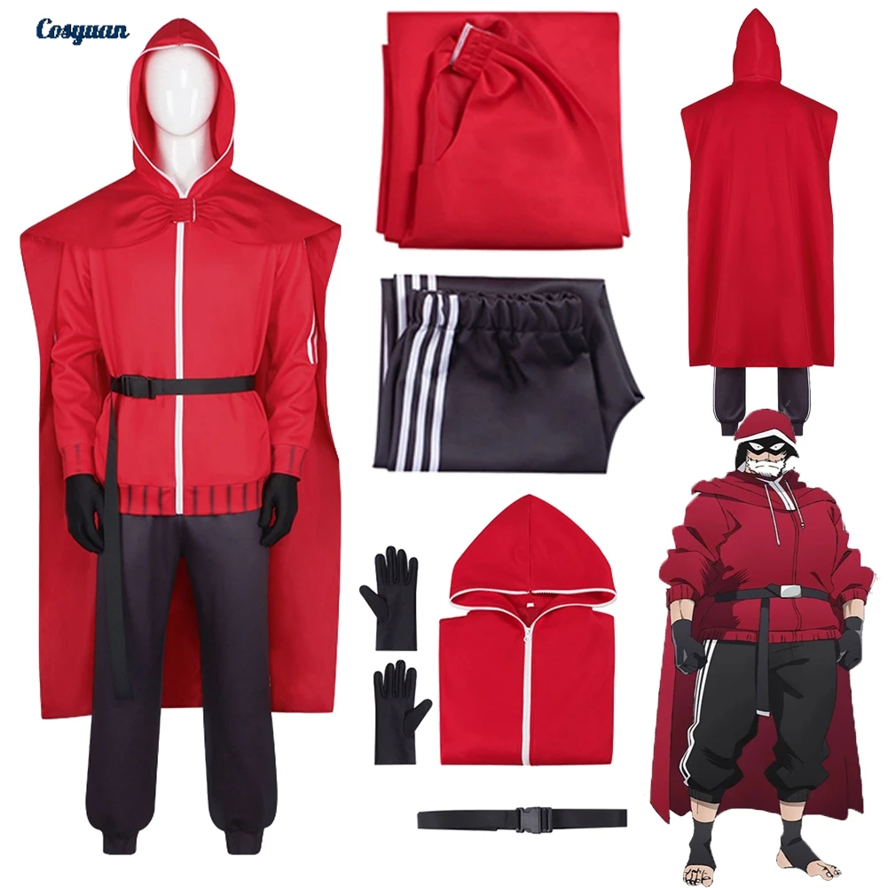 

Sanda Cosplay Santa Claus Clothes Red Top Pants Party Disguise Halloween RolePlay Costume Carnival Outfit Suits For Men Adult